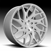 Dub G.O.A.T S261 Brushed Silver Custom Wheels